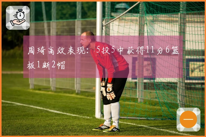 周琦高效表现：5投5中获得11分6篮板1断2帽